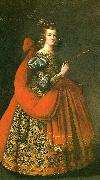 Francisco de Zurbaran st. ursula oil painting picture wholesale